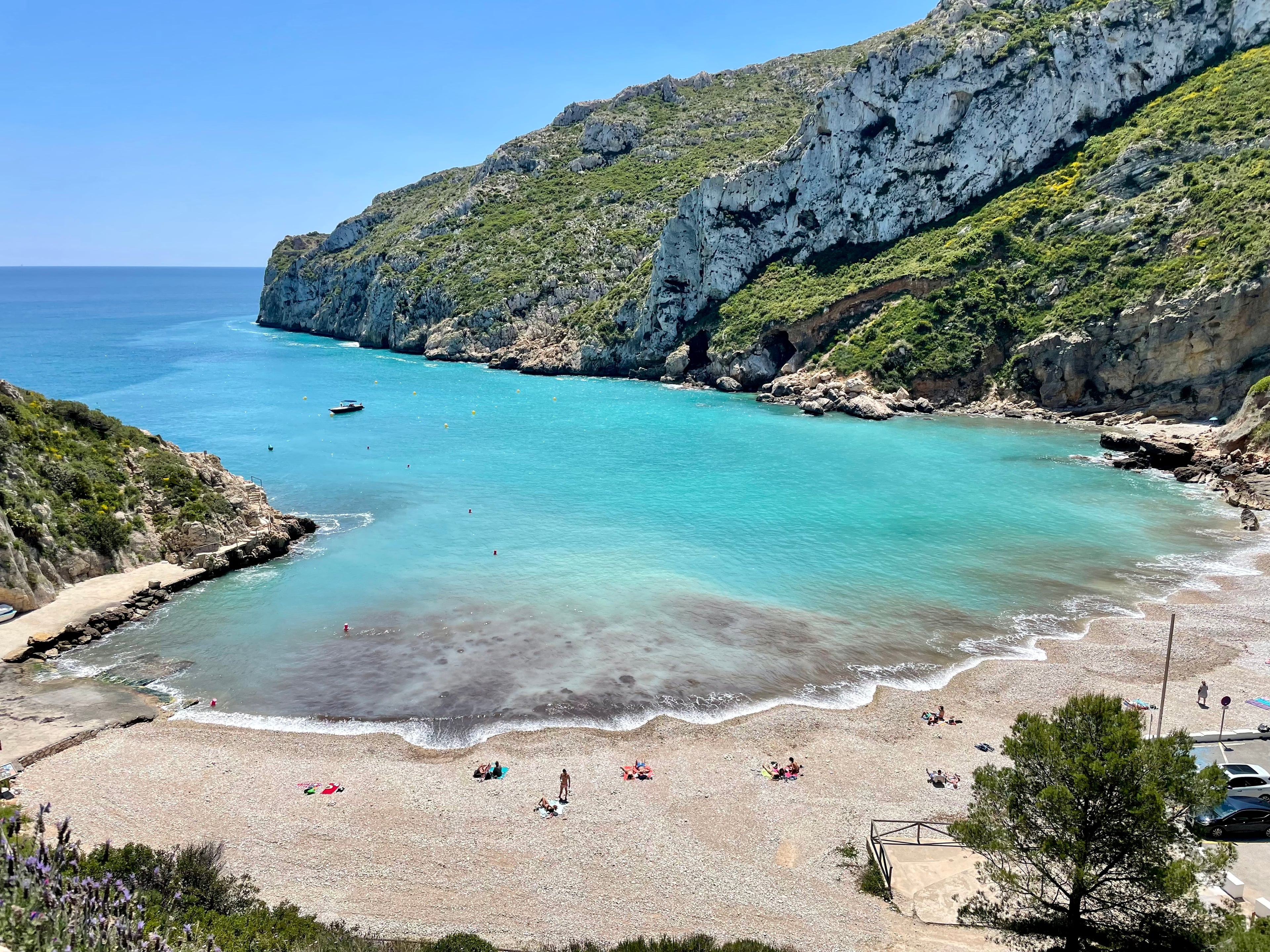 Türkiz öböl a Costa Blancán