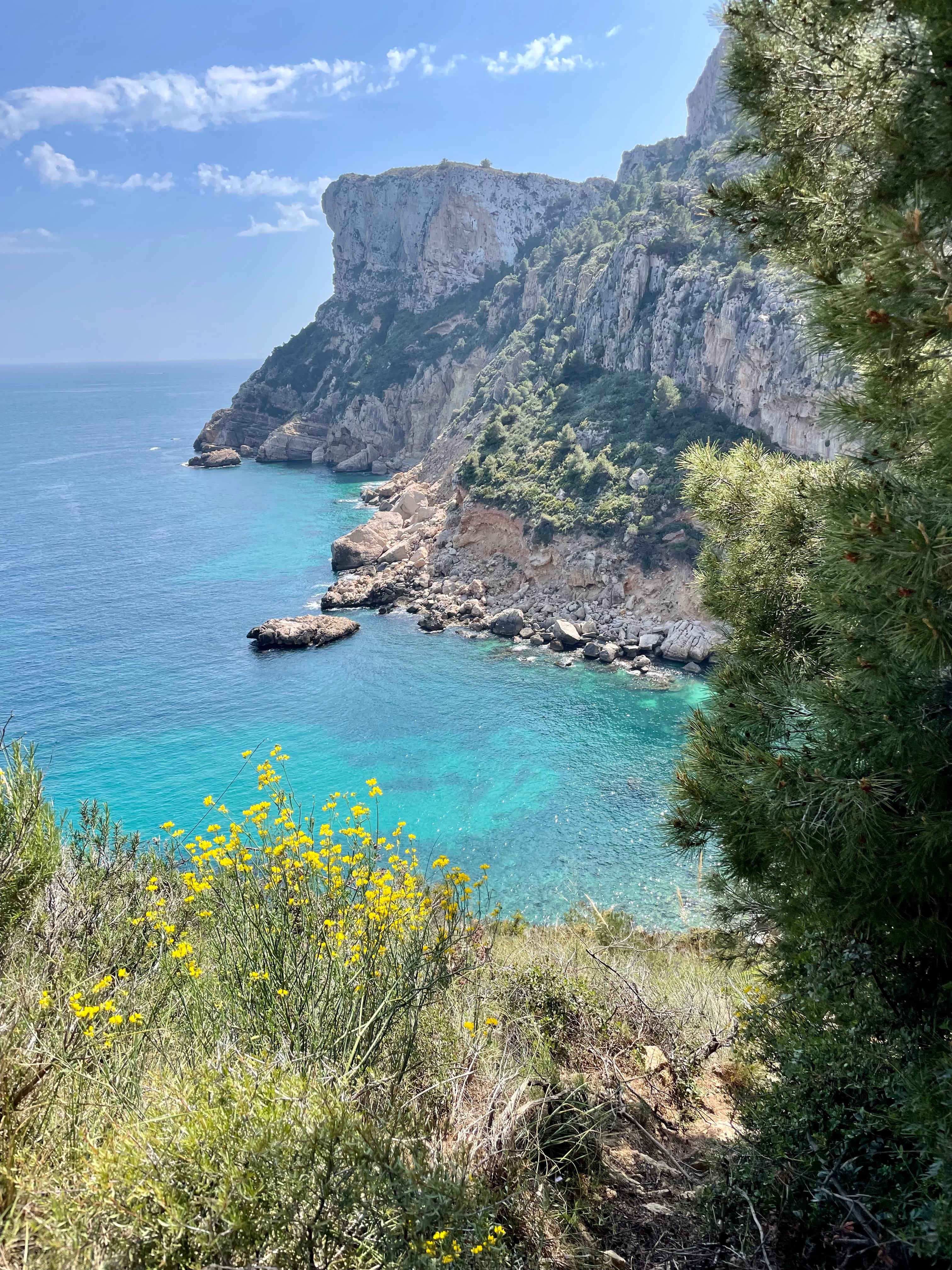 Costa Blanca rocky coastline