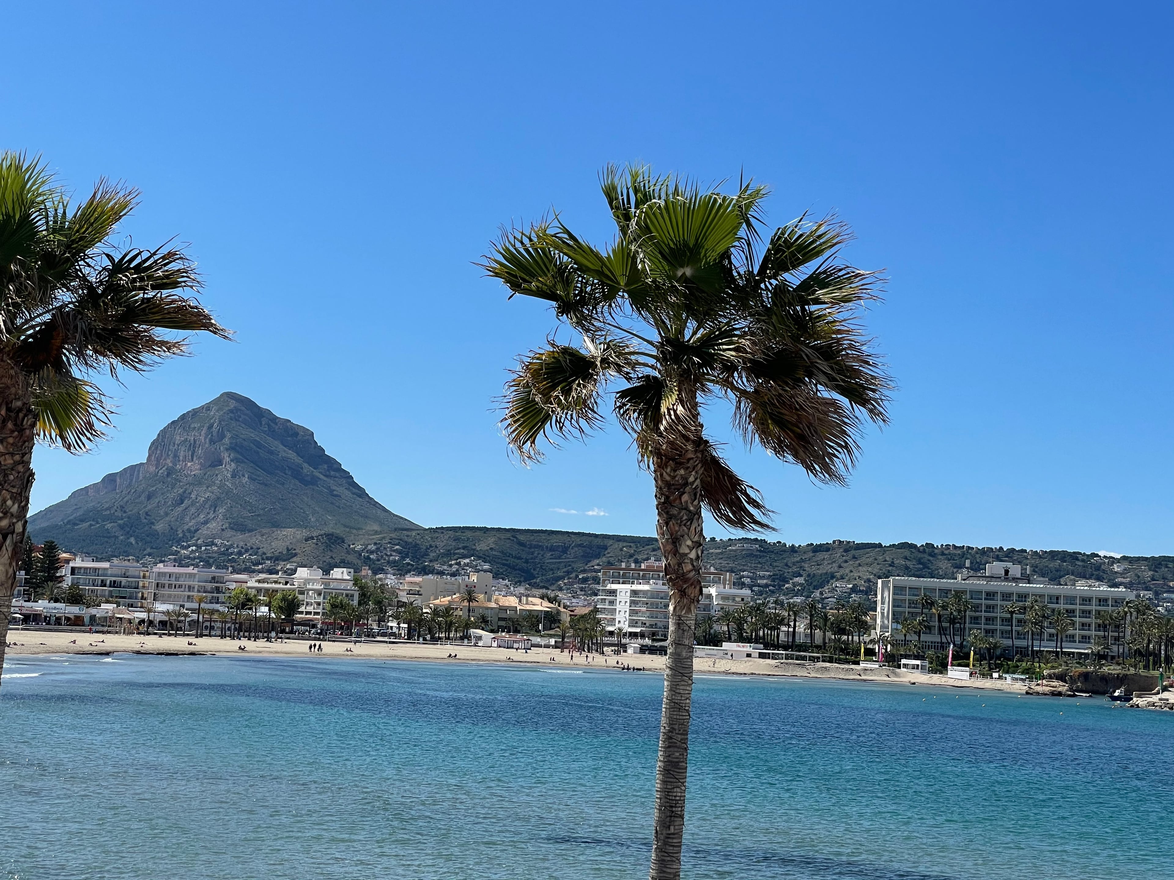 Javea beach and Montgo mountain — Costa Blanca